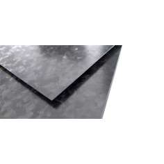 Placa de fibra de carbono de dois lados MATE acabamento Marble-Forged - 800 x 500 x 4 mm.