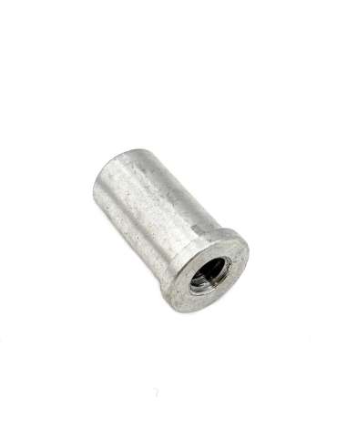 Adapter connector with 1/4" female thread for tube with measurements (20mm. Ø outside - 17mm. Ø inside)
