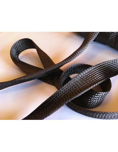 50mm Ø Carbon fiber braided tubular sleeve