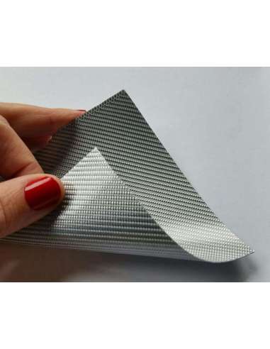 Glass fiber 1K flexible sheet Twill (Silver color)