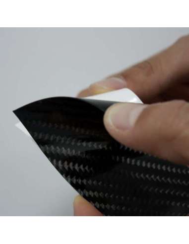Adhesive real carbon fiber plate - 1 mm. thickness