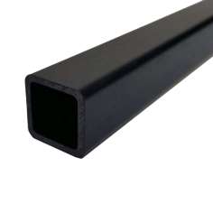 Tubo cuadrado, exterior (8x8 mm.) - interior (7x7 mm.) de fibra de carbono - Longitud 1000 mm.