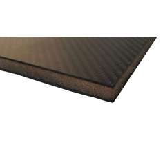 Plancha sandwich de fibra de carbono con núcleo interior - 800 x 500 x 11 mm.