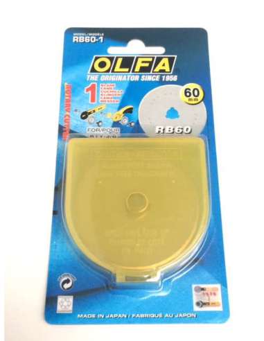 Replacement circular cutter OLFA - ø 60 mm.