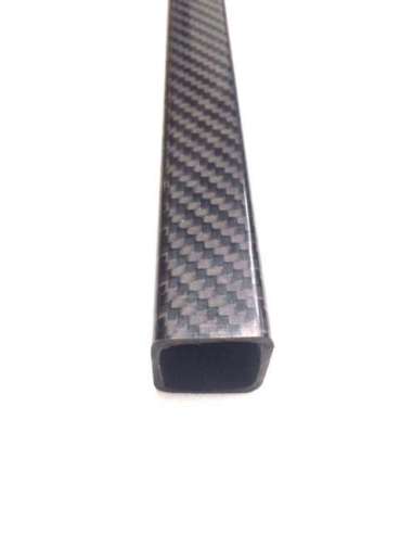 Square fiber carbon tube, outer (25x25 mm.) - interior (22x22mm.) - Length 1150 mm.