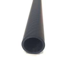 Tubo de fibra de carbono malla vista (27mm. Ø exterior - 22mm. Ø  interior) 350mm.