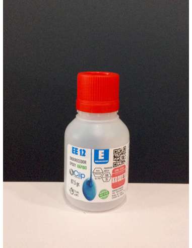Endurecedor EE12 para resina epoxy  CURADO RÁPIDO - 87,5gr.