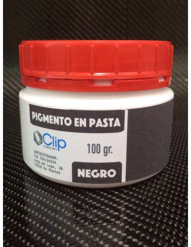 Pigmento en pasta NEGRO - 100 gr.