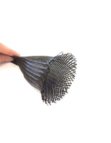 Manga Tubular trenzada de fibra de carbono de 45mm Ø