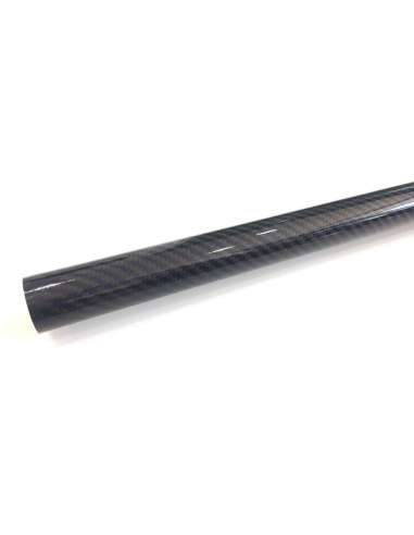 Carbon-kevlar fiber blue tube sight mesh (30mm. external Ø - 27mm. inner Ø) 1200mm.