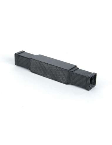 2 way carbon square straight connector