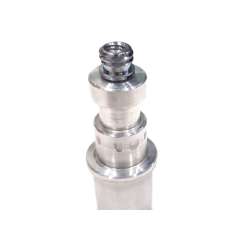 medida En detalle Gallina Tornillo adaptador de 1/4" a 3/8"