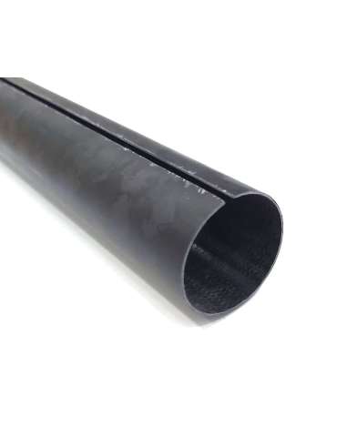 Protetor cobre barras ou tubos. Acabamento carbono Marble-Forged. (Para medições a partir de diámetro 40 mm de Ø exterior)