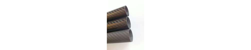 Commercial sample of carbon fiber tube