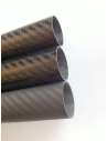 Commercial sample of carbon fiber tube