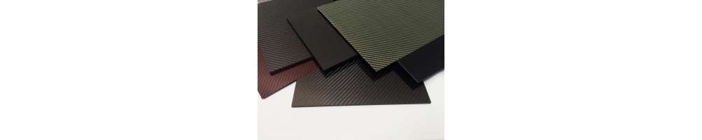 Two-sided carbon fiber sheets